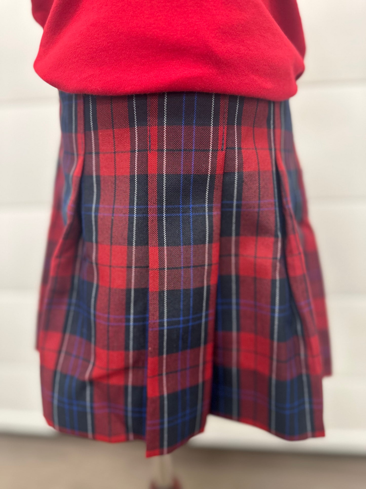 *NEW* Girl's Plaid Pleated Skort (JK-8TH GRADE)