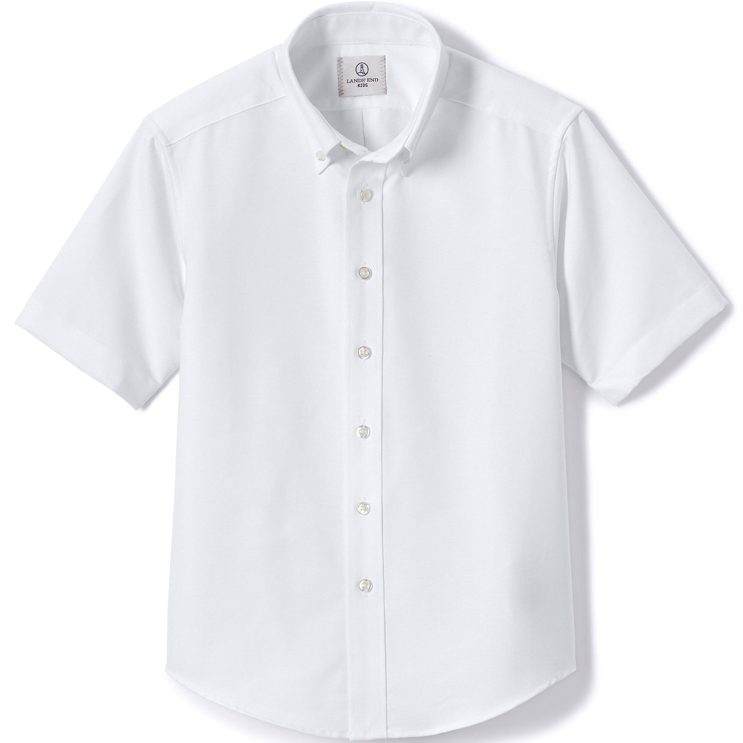 Boys Short Sleeve Oxford Dress Shirt