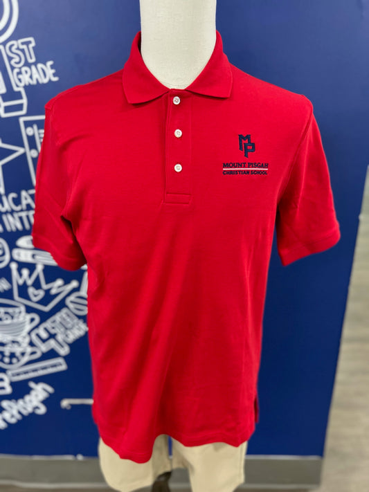 Men's Short Sleeve Interlock Polo Shirt