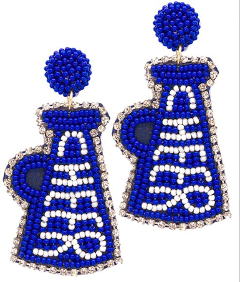 Cheer Megaphone Earrings
